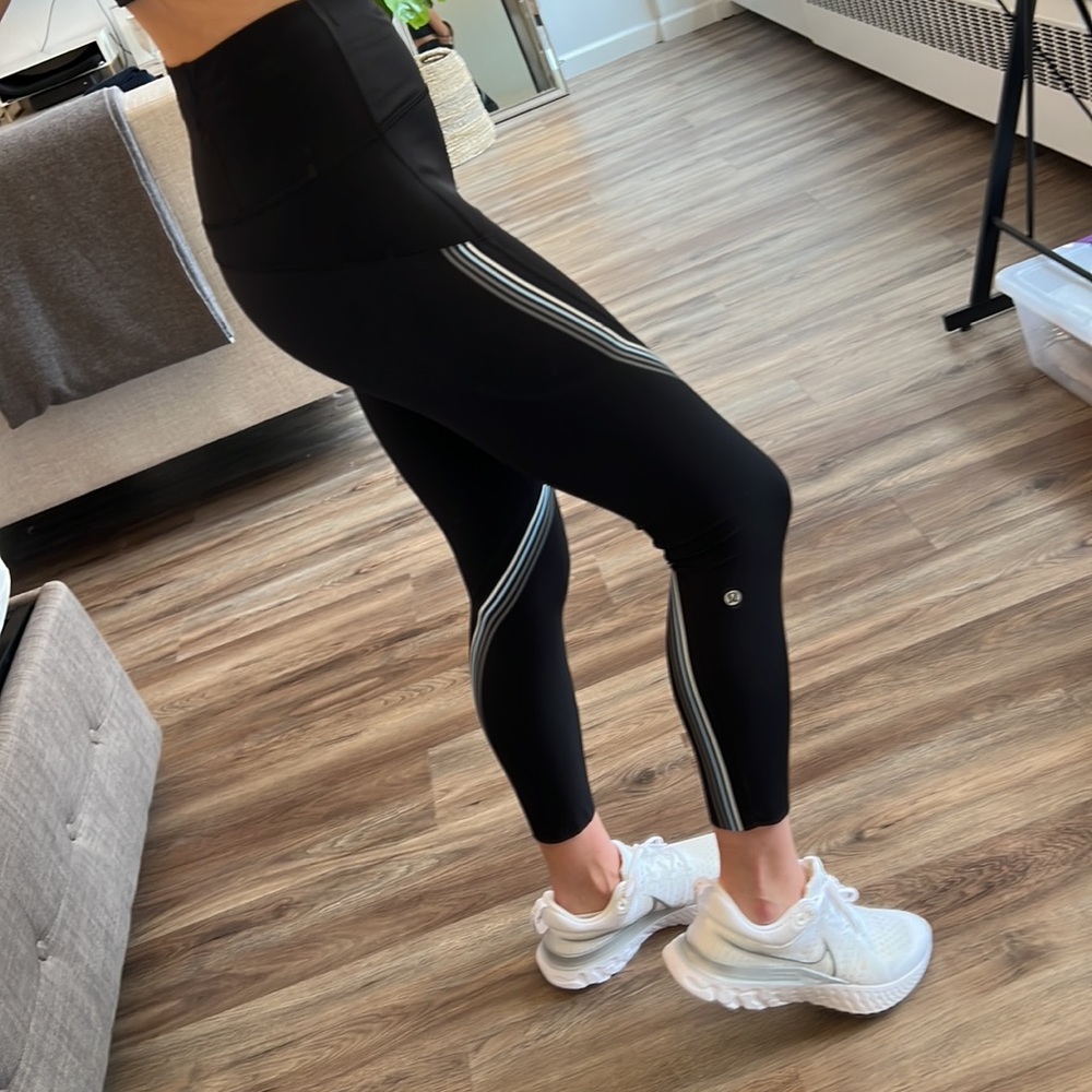 Lululemon Striped Capri Pant